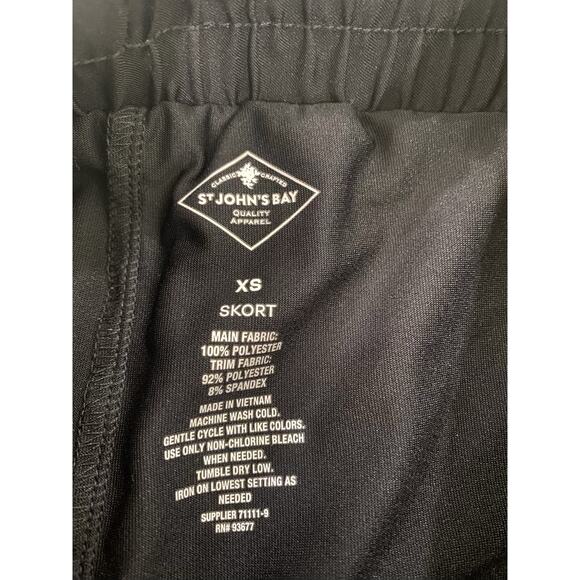 St John’s Bay Black Skort Size Small - Picture 3 of 3
